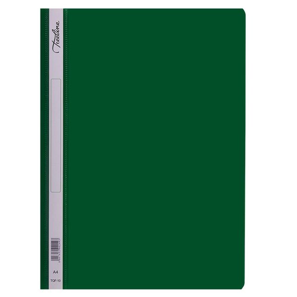 Treeline Quotation Folder PVC Green - Pack of 10