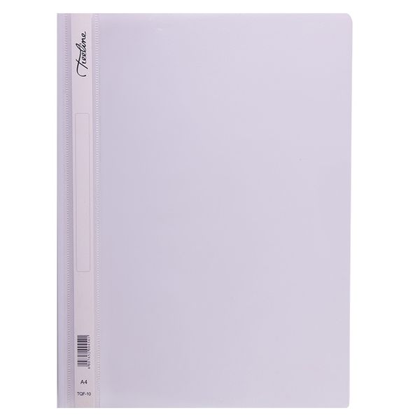 Treeline Quotation Folder White PVC - Pack of 10