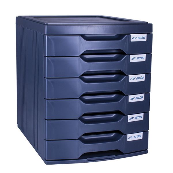 SDS - 6 Drawer Filing System - Anthracite Grey
