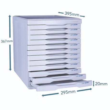 Sds 12 Drawer Filing System Egg Shell Buy Online In South