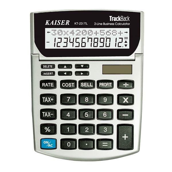 Dual Power Professional Desktop 12 Digit Large Calculator