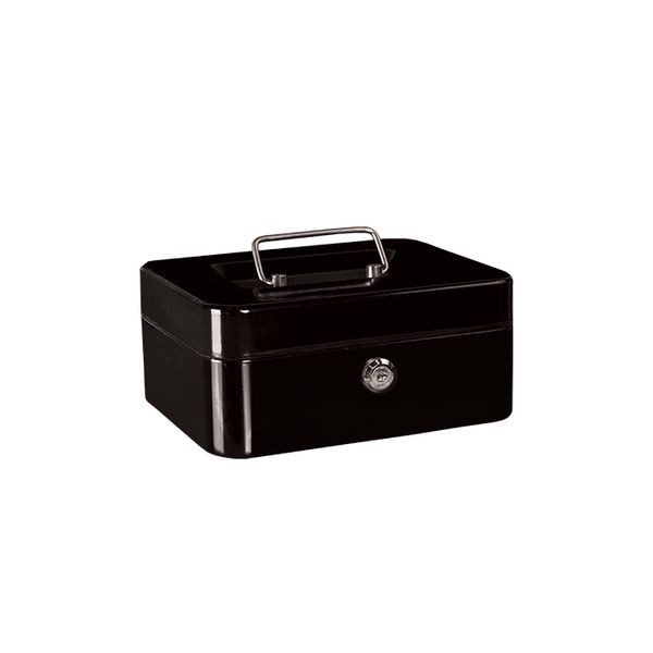 Treeline Cash Box Metal Black 8 Inch (200mm)