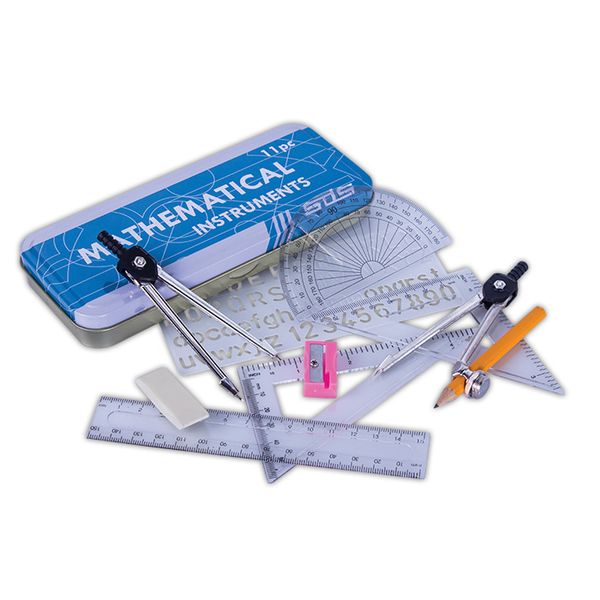 SDS 11 Piece Maths Set
