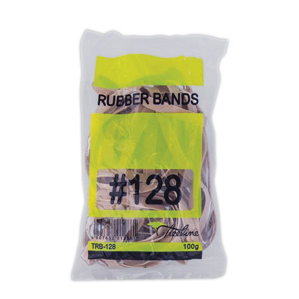 Treeline No. 128 Rubber Bands - 200 x 9mm