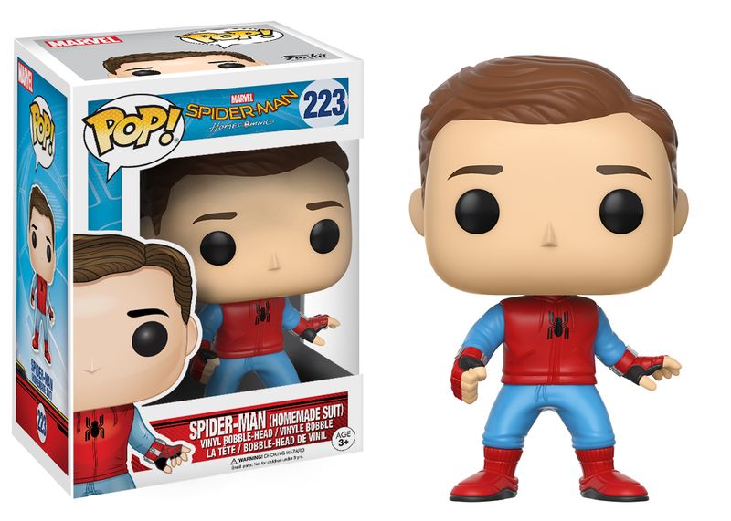 Funko Pop Bobble Marvel Spider Man Homecoming - Spider With Man Homemade Suit