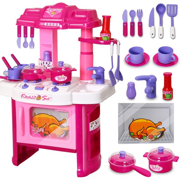 Kitchen Set with Lights &amp; Sound