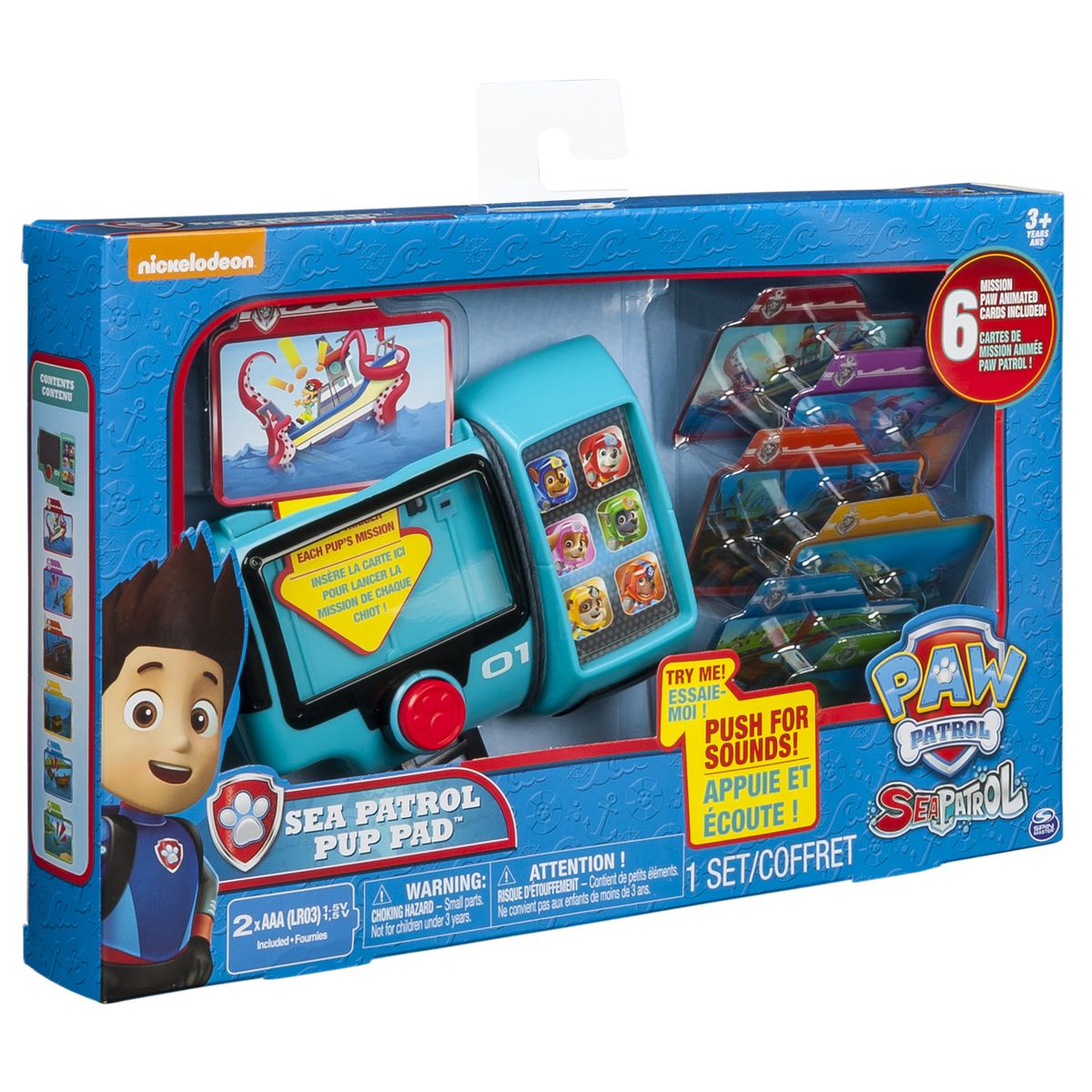 paw patrol bike pad set