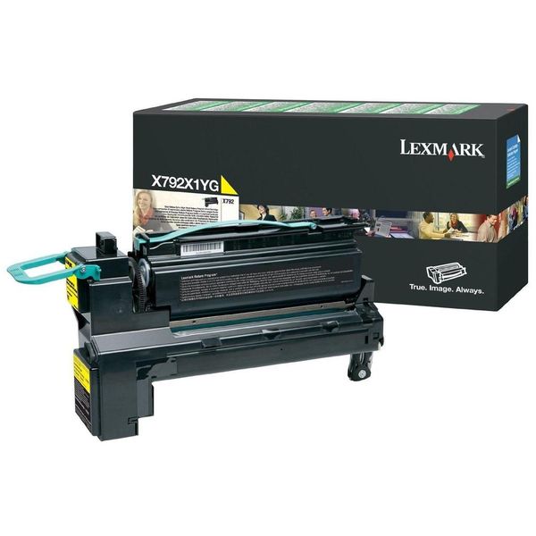 Lexmark X792X1YG Yellow Laser Toner Cartridge