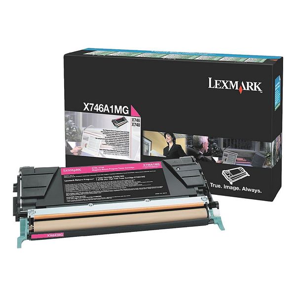 Lexmark X746A1MG Magenta Laser Toner Cartridge