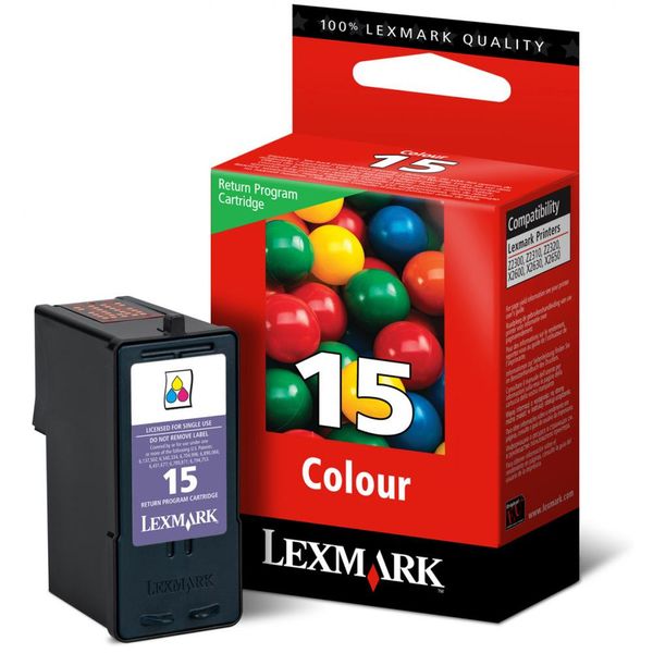 Lexmark 15 Colour Ink Cartridge
