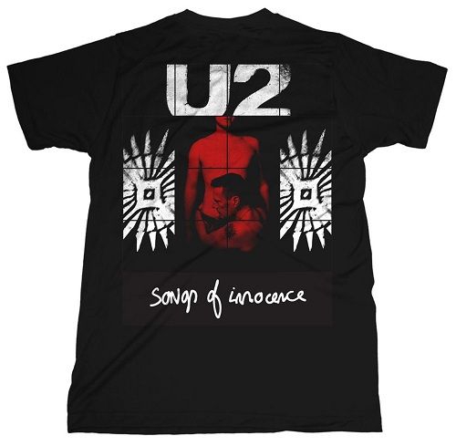 U2: Songs Of Innocence Red Shade T-Shirt (Parallel Import)