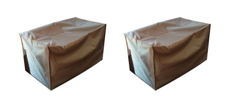 Patio Solution Covers - Couch Covers Combo no.3 Twinpack in Ripstop UV - Charcoal