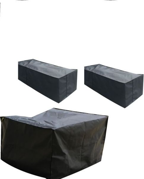 Patio Solution Covers - Couch Covers Combo no.6 Mixed Pack in Ripstop UV - Charcoal