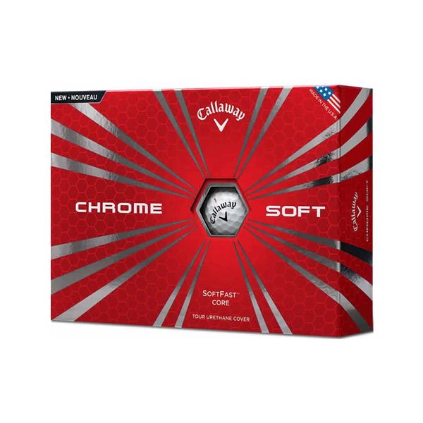 Callaway Chrome Soft White Golf Balls (Box of 12)