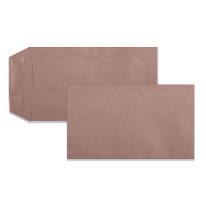LEO 90 x 152mm Manilla Gummed Envelopes Open Long Side Box of 500