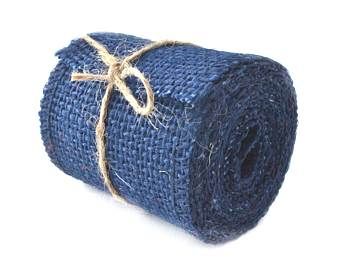 Bulk Pack of 10 Burlap Hessian Ribbon Trims Tape - Light Green