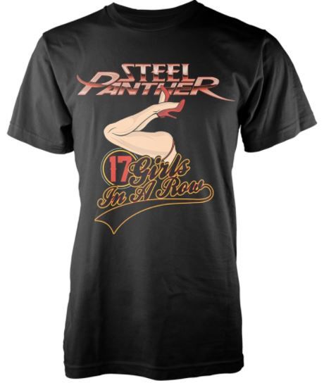 Steel Panther: 17 Girls T-Shirt (Parallel Import)
