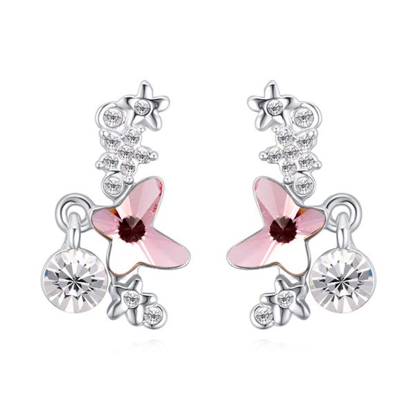 CDE Leeanne Butterfly Earring with Swarovski Crystals