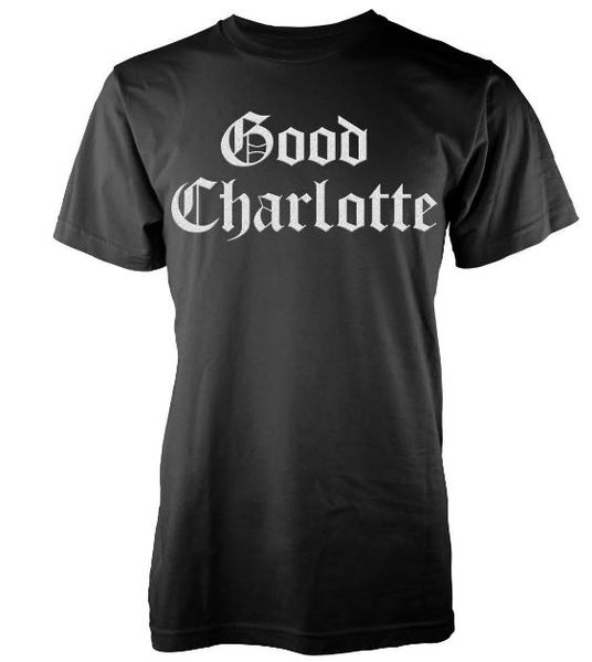 Good Charlotte: White Puff Logo T-Shirt (Parallel Import)
