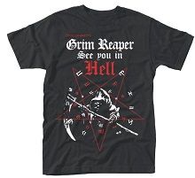 Grim Reaper: See You In Hell T-Shirt (Parallel Import)