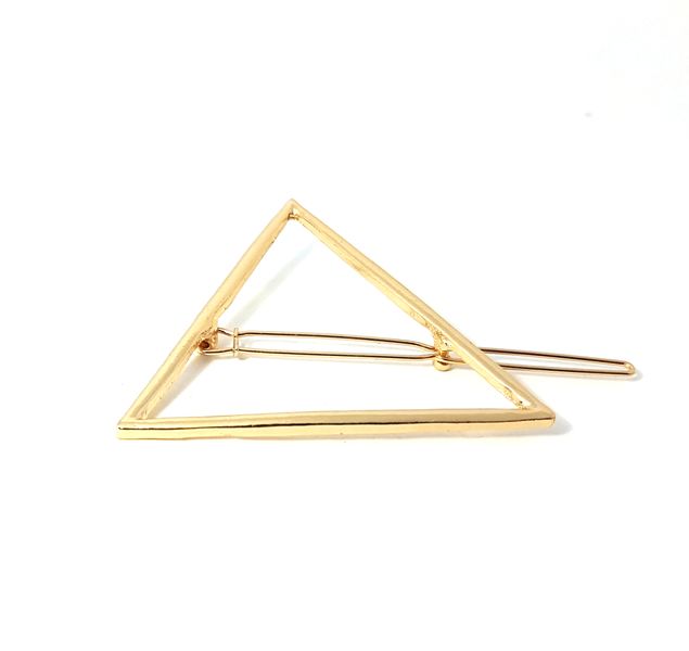 Lakota Inspirations Triangle Hair Clip - Gold