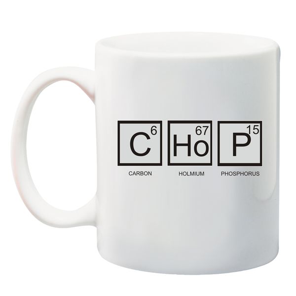 Qtees Africa C Ho P White Printed Mug