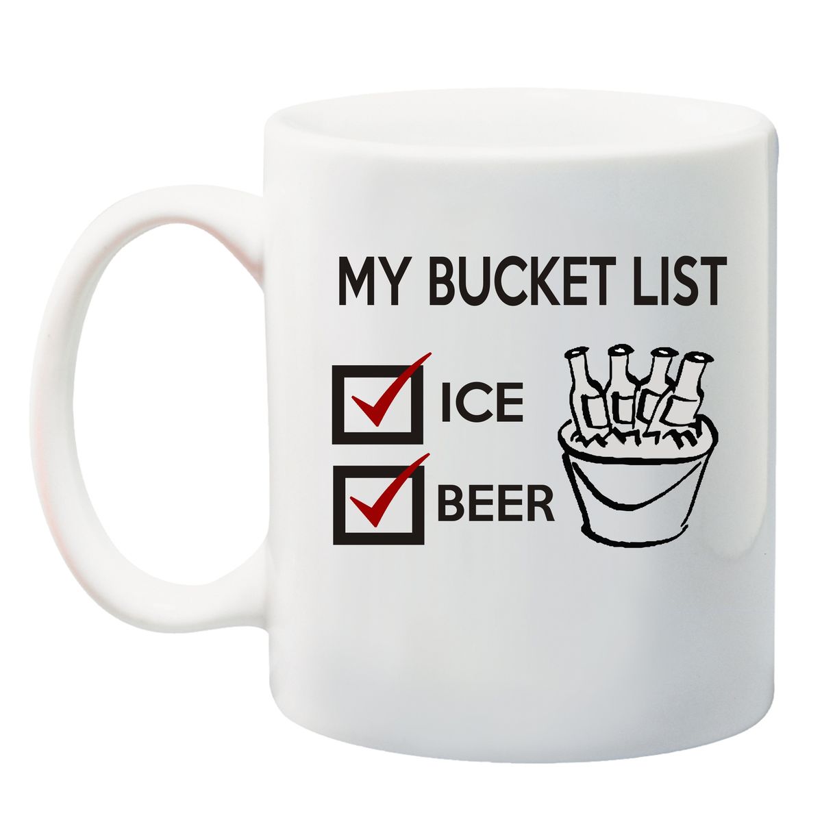 qtees africa my bucket list printed mug white buy online in