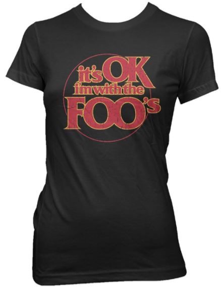Foo Fighters: It's Ok I'm With The Foos Ladies T-Shirt (Parallel Import)
