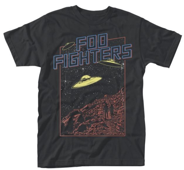 Foo Fighters: UFO/Dates T-Shirt (Parallel Import)