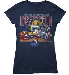 Led Zeppelin: The Song Remains The Same Ladies T-Shirt (Parallel Import)