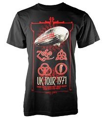 Led Zeppelin: UK Tour '71 T-Shirt (Parallel Import)