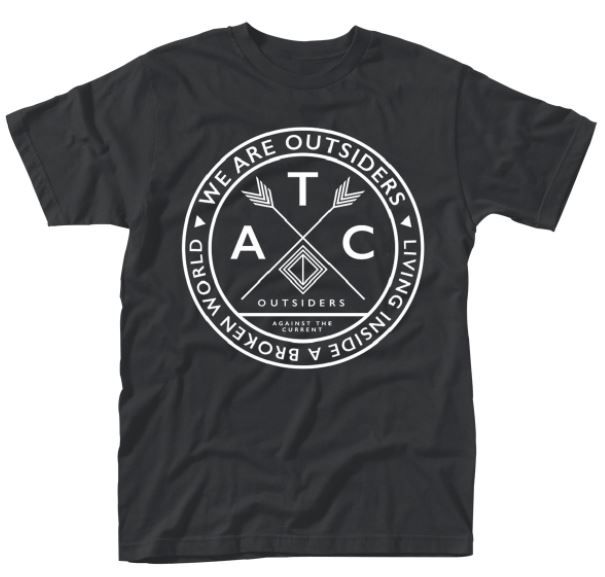 Against The Current: We Are The Outsiders T-Shirt (Parallel Import)