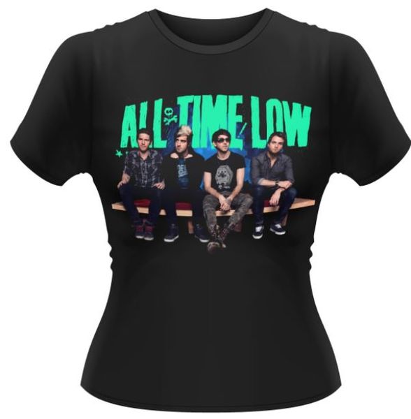 All Time Low: Bench Press Ladies T-Shirts - Large (Parallel Import)
