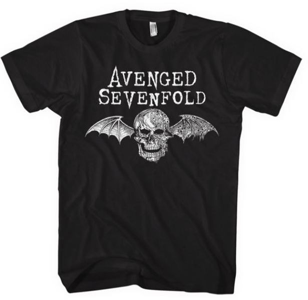 Avenged: Sevenfold Death Bat Logo T-Shirt (Parallel Import)