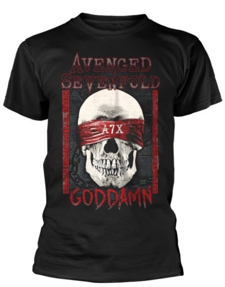 Avenged: Sevenfold Goddamn T-Shirt (Parallel Import)