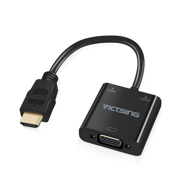 VicTsing HDMI to VGA Adapter with Audio - Gold-Plated