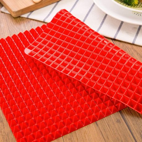 Silicone pyramid baking outlet mat