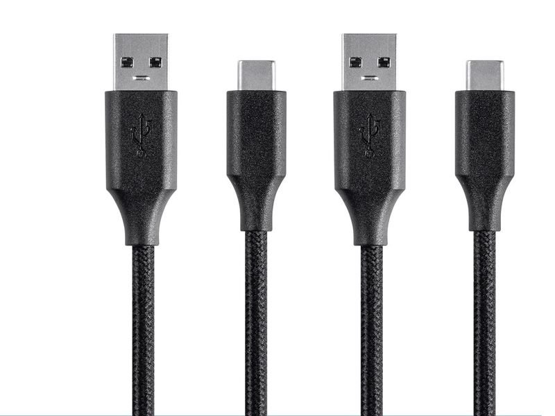 Monoprice USB Type C Cable - 0.9m (2-Pack)
