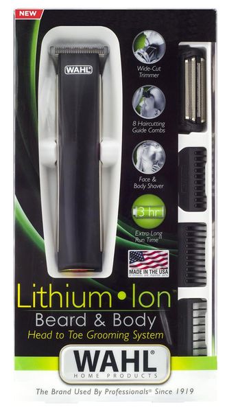 Wahl Lithium Ion Beard &amp; Body Head to Toe Grooming System - 22 Piece