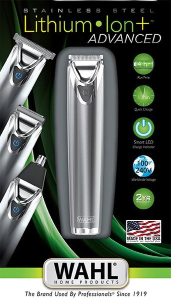 Wahl Lithium Ion Advanced Stainless Steel Trimmer Kit - 23 Piece