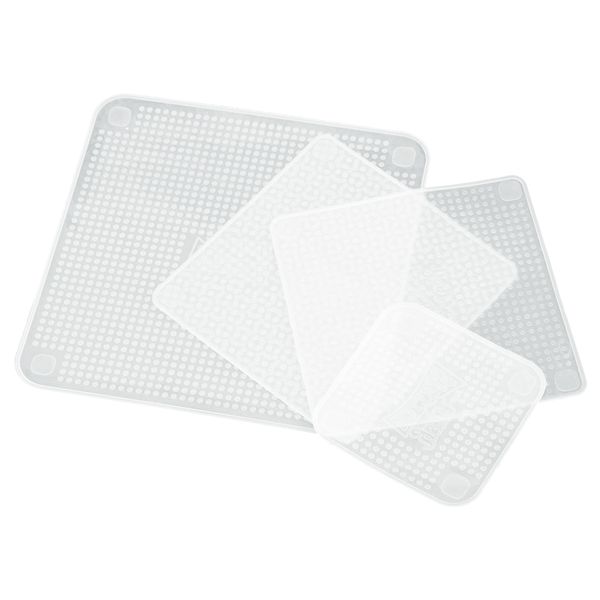 OzzyHome Stretch &amp; Fresh Re-usable Food Wraps - White