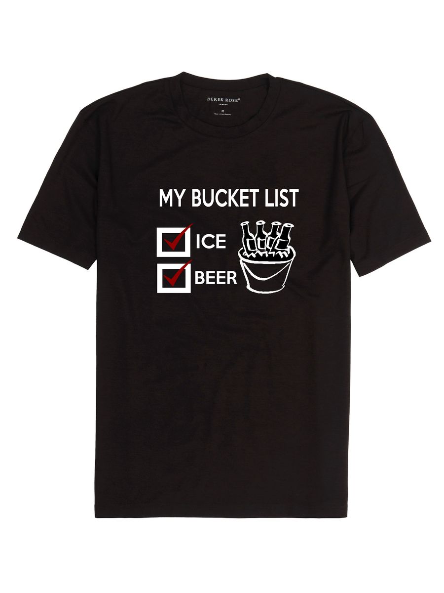 Qtees Africa Mens My Bucket List TShirt Black Shop Today. Get it