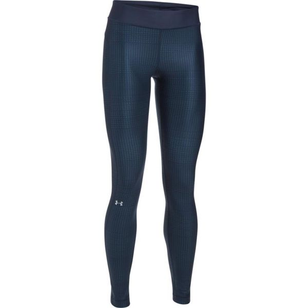 Under Armour Ladies Heatgear Printed Leggings - Midnight Navy
