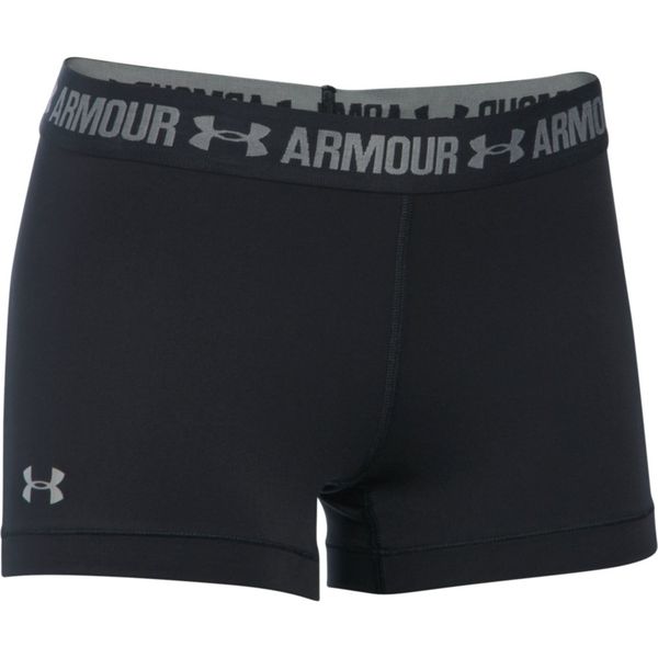 Under Armour Womens Heatgear Shorty - Black &amp; Purple