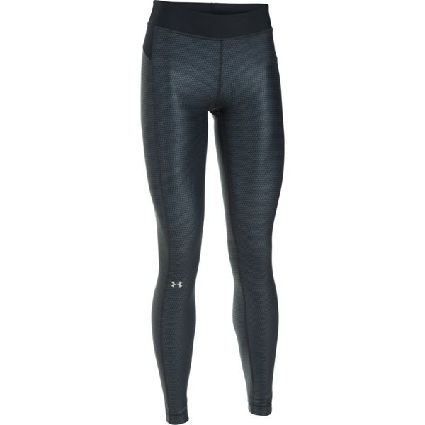 Under Armour Womens Heatgear Printed Leggings - Stealth Grey