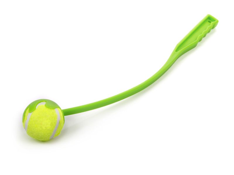 Tennis Ball Launcher Pet Dog Toy - Green (65 x 5cm)
