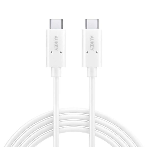AUKEY USB - 0 Type-C Nylon Braided Charging Cable - Black &amp; Grey