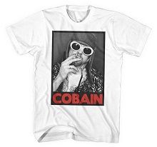 Kurt Cobain: Cigarette T-Shirt (Parallel Import)