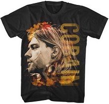 Kurt Cobain: Coloured Side View T-Shirt (Parallel Import)