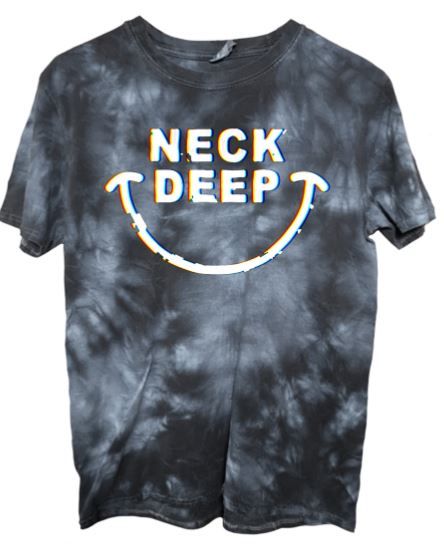 Neck Deep: Hazy Smile - Feather Wash T-Shirt (Parallel Import)